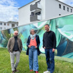 Natürliches Wandbild verschönert die Innenstadt