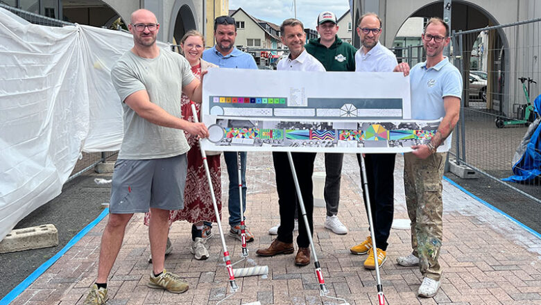 Der Kaufhof wird bunt