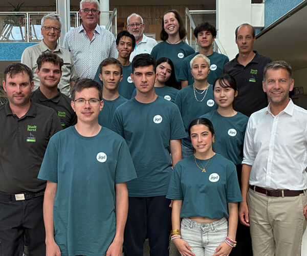 Workcamp unterstützt die Stadtforst