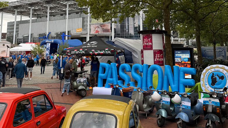 Beim Vespa-Fest zu Gast in Wolfsburg