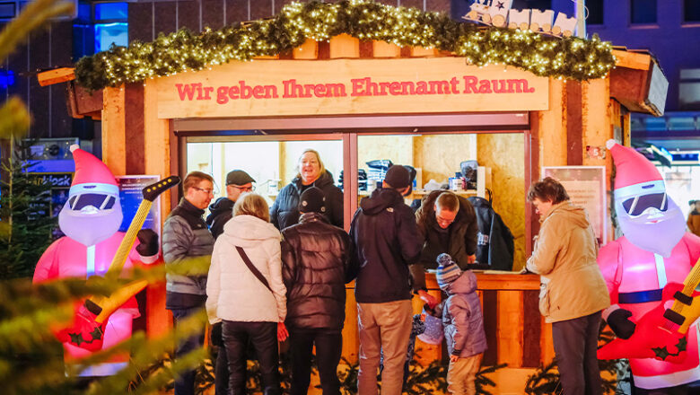 Anmeldung für die Ehrenamtshütte auf dem Wolfsburger Weihnachtsmarkt