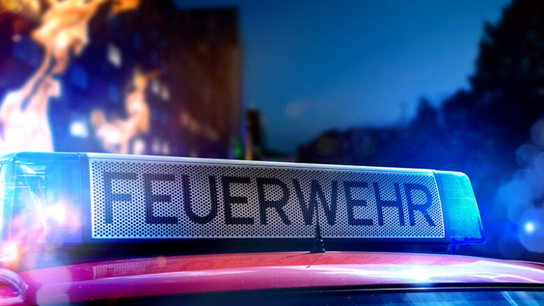 Brand in stillgelegtem Betonwerk