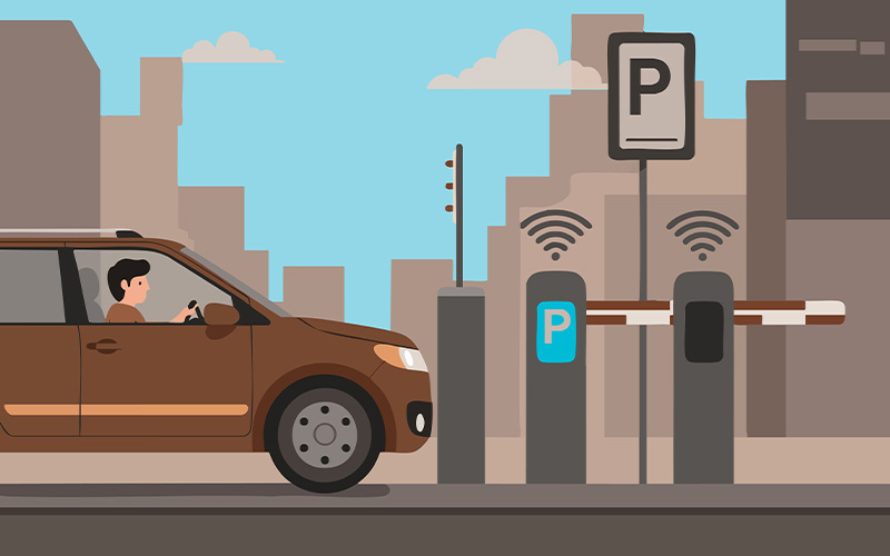 Smart Parking in Wolfsburg wächst: Der Parkplatz am Scharoun Theater wurde mit spezieller Sensorik ausgestattet.