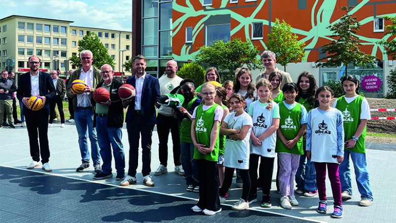 3×3-Basketballanlage: Aufenthaltsqualität in der Innenstadt