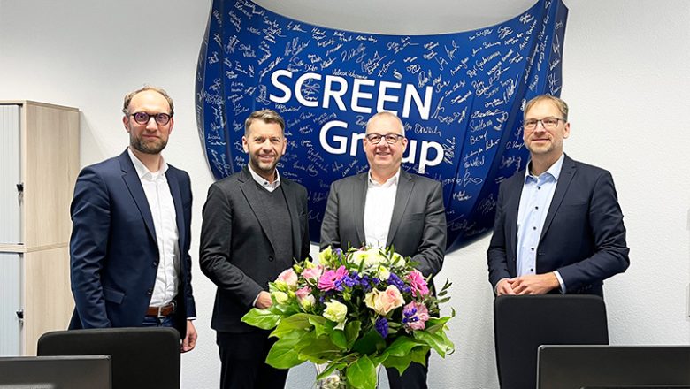 Oberbürgermeister Dennis Weilmann besucht Screen GmbH