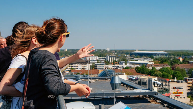 Rathausdachführung im Februar