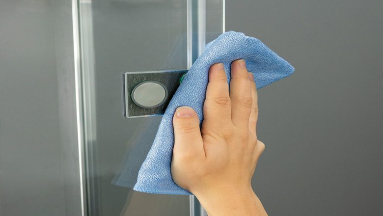 Leichte Reinigung von Duschkabinen