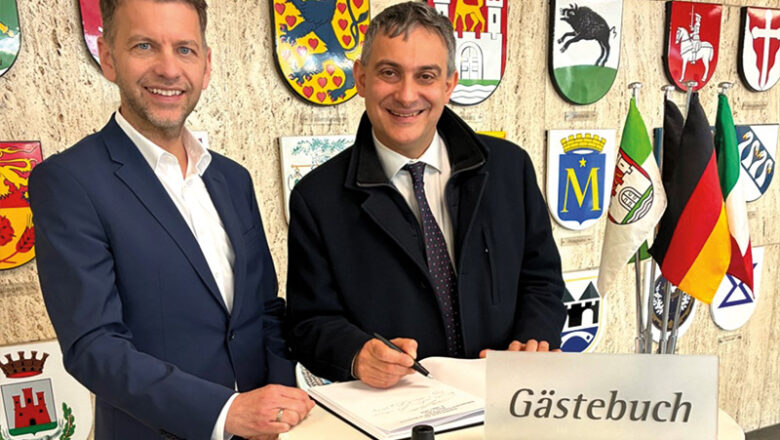 Generalkonsul Italiens empfangen