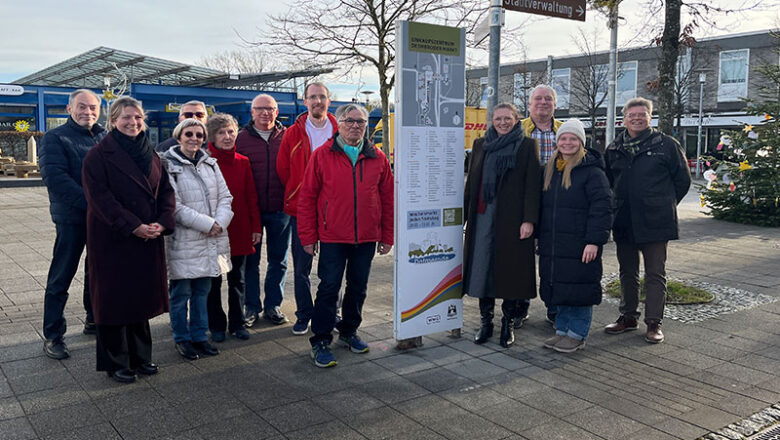 Neue Informationsstelen am Detmeroder Markt