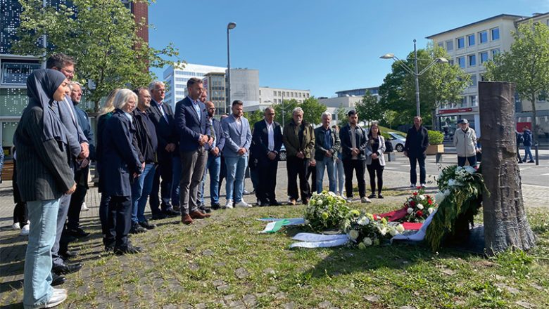 Kränze niedergelegt