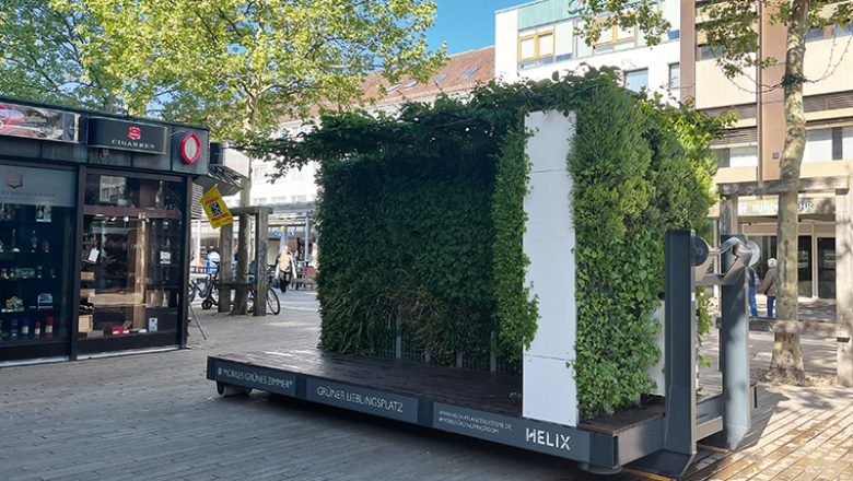 Mobiles grünes Zimmer® in der Porschestraße