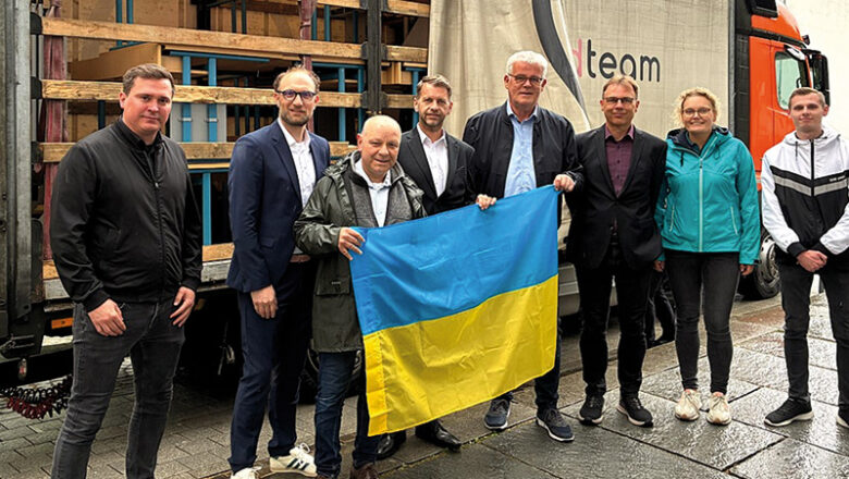 Schulmöbel für die Ukraine