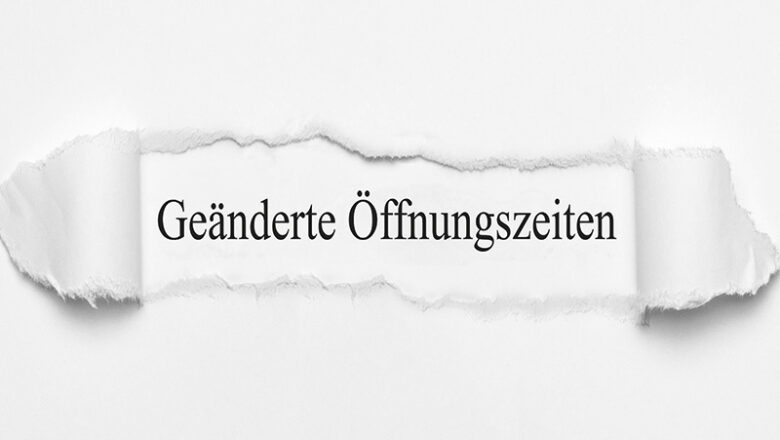 Öffnungszeiten Stadtverwaltung