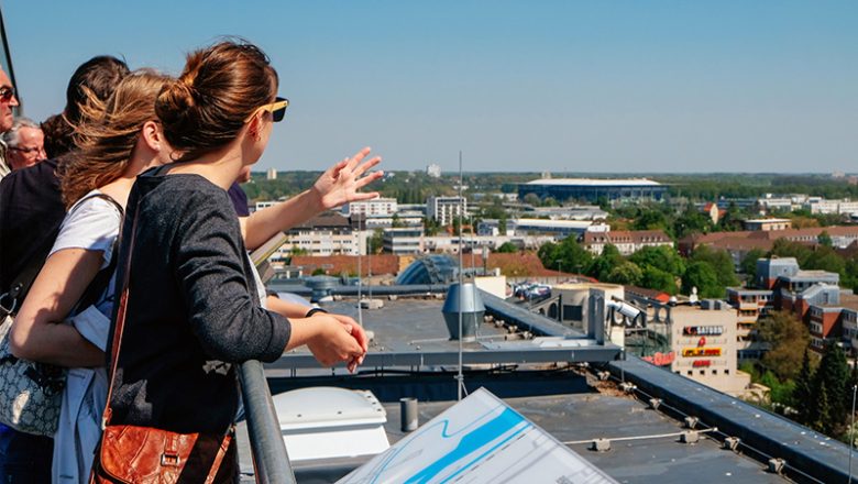 Rathausdachführung im September