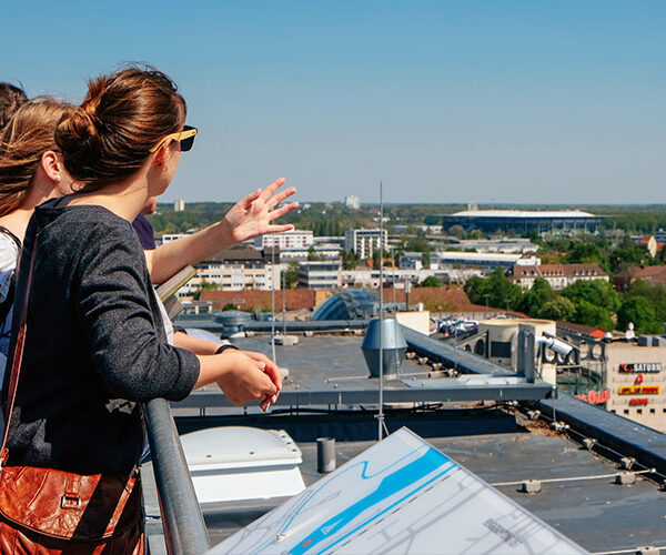 Rathausdachführung im April