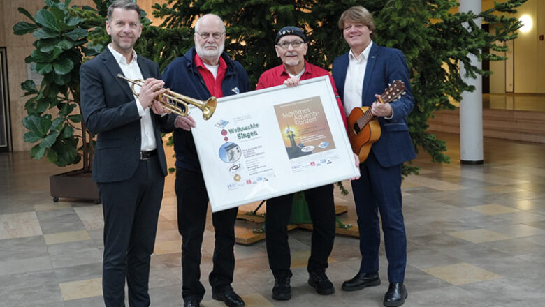 Weihnachtssingen in der Bürgerhalle