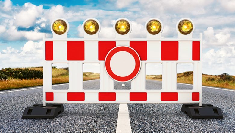 Nordkopftunnel gesperrt