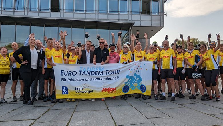 Inklusionsprojekt Euro Tandem Tour 2024 macht Halt in Wolfsburg