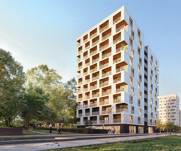 Zirkulärer Holzhochhausbau