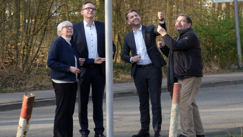 Rolf-Wolters-Weg am Schützenhaus eingeweiht