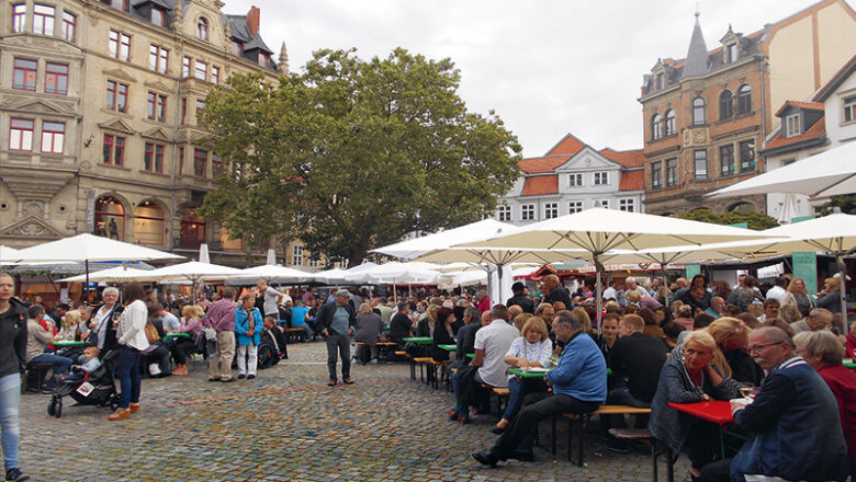 Nationale und internationale Weinsorten warten  wieder auf die Besucher beim Weinmarkt